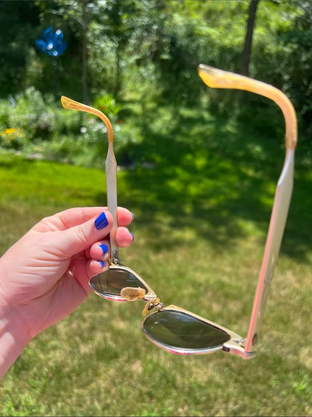 Vintage Artcraft Gold Filled and Aluminum Cat Eye Glasses
